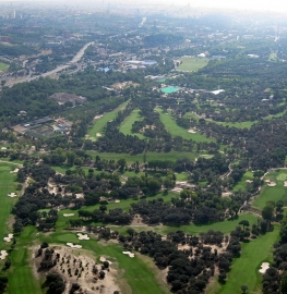 Vista aérea del Club de Campo Villa de Madrid.