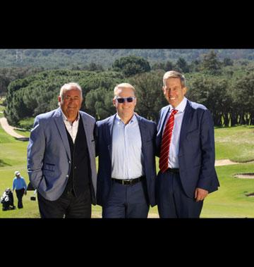 Ángel Gallardo, Keith Pelley y Keith Waters   ©Fernando Herranz