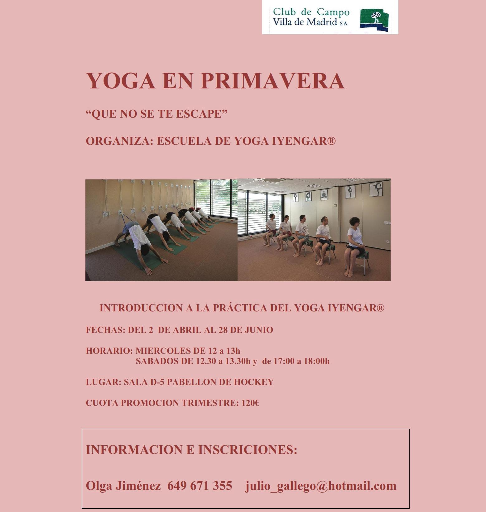 Yoga en Primavera