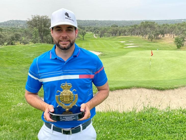 Antonio Hortal, campeón del Torneo de Profesionales CCVM. Foto: FedGolfMadrid