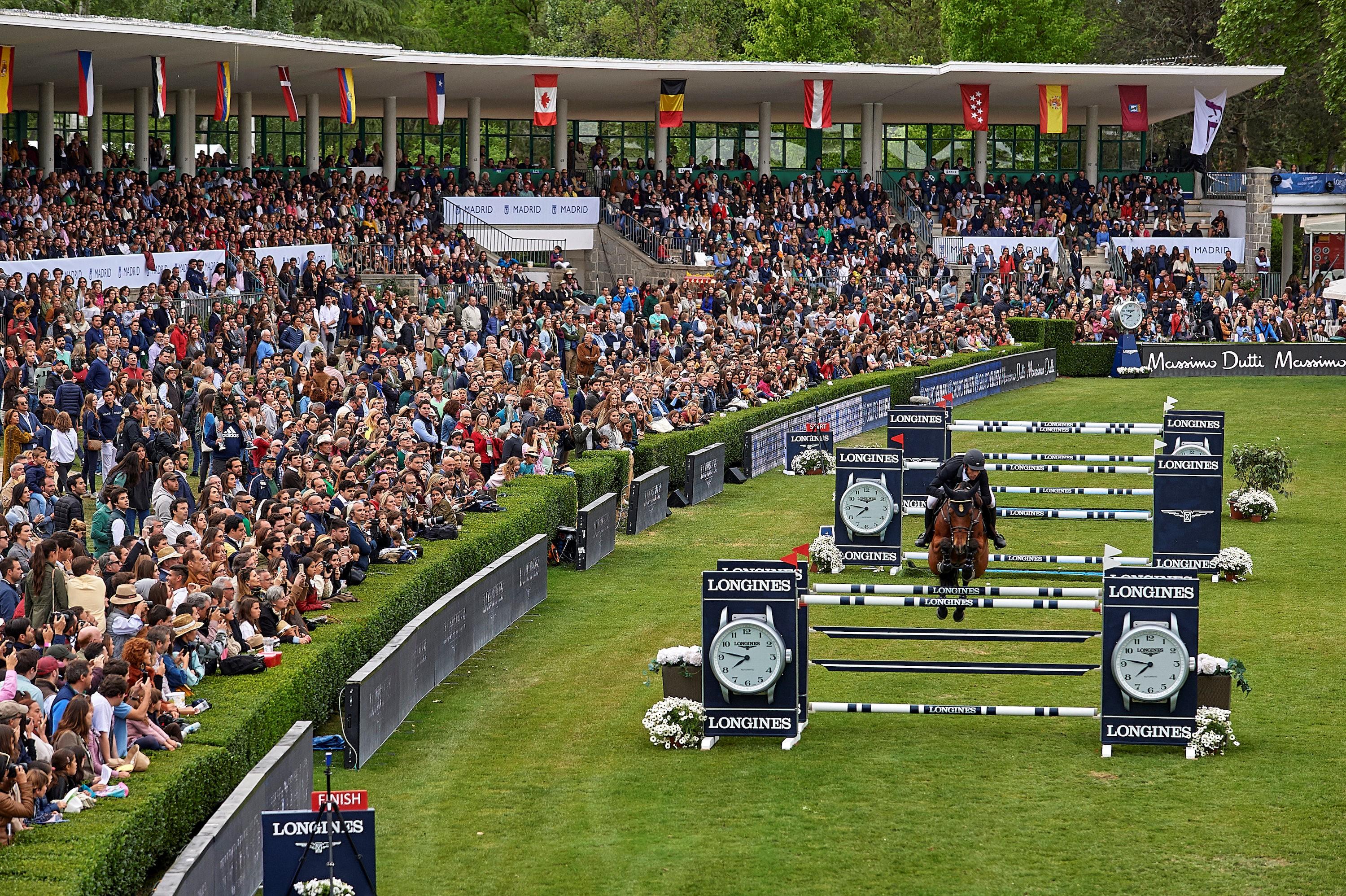 Eduardo Álvarez Aznar y Rokfeller de Pleville Bois Margot en el Gran Premio del CSI 5* de 2019. 