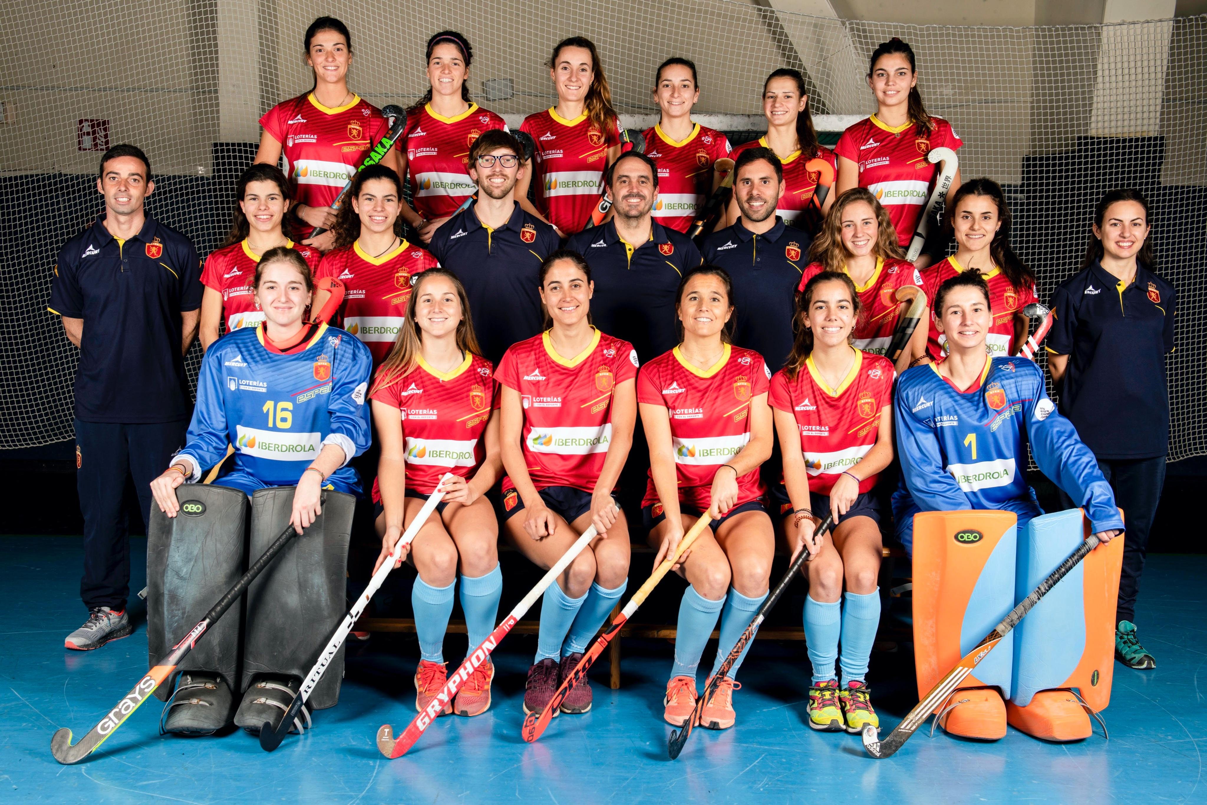 Selección española femenina de hockey sala. Foto: RFEH