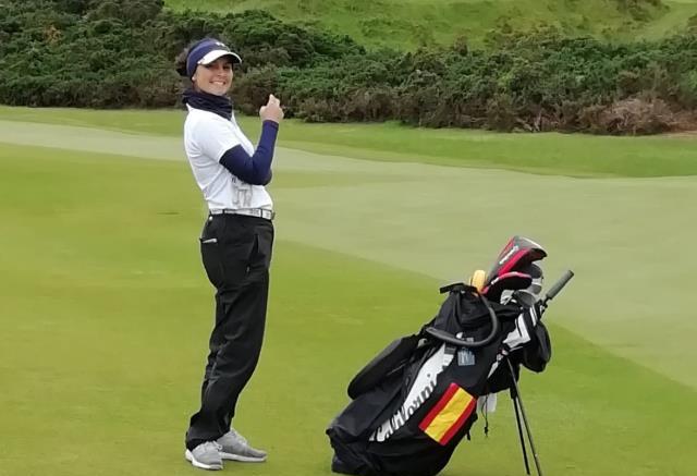 La golfista del Club María Herráez en el Women´s Amateur Championship.