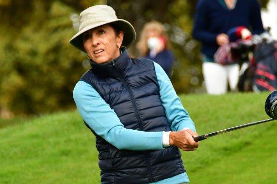 María de Orueta, durante el Gran Premio Sénior Femenino 2021. Foto: Rfegolf