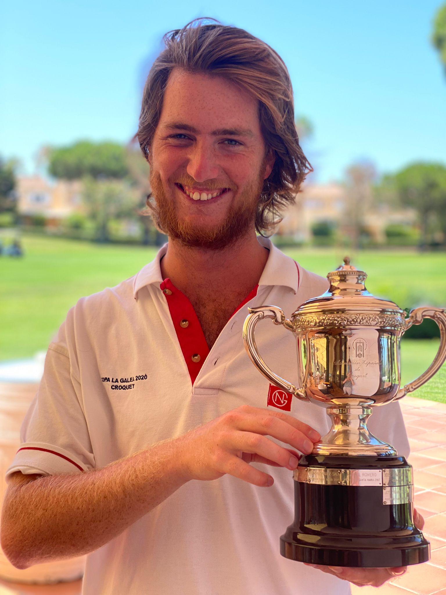 Nicolas Denizot, campeón de España de croquet.