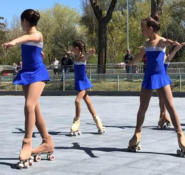 Patinaje en el Club de Campo Villa de Madrid.