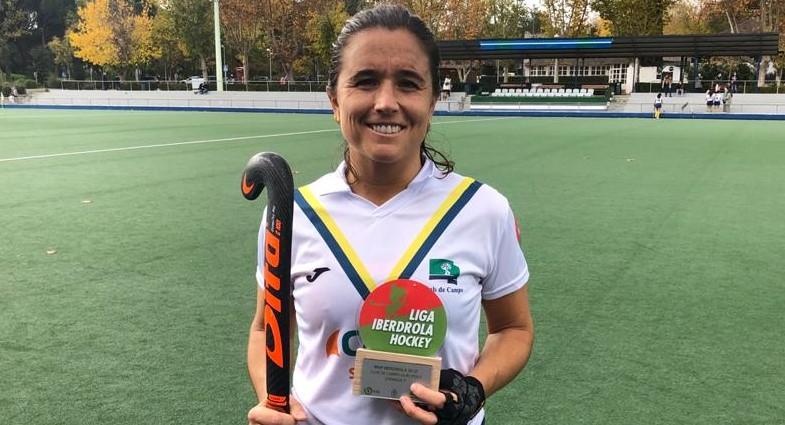 Rocío Gutiérrez, MVP de la jornada 7 de la liga de hockey. Foto: Rfeh