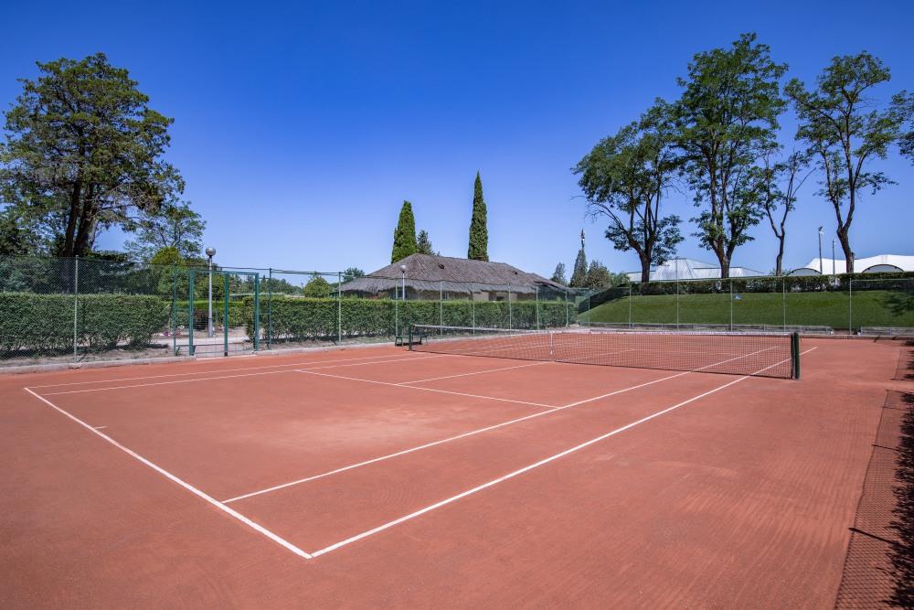 Imagen de archivo de las pistas de tenis del Club.