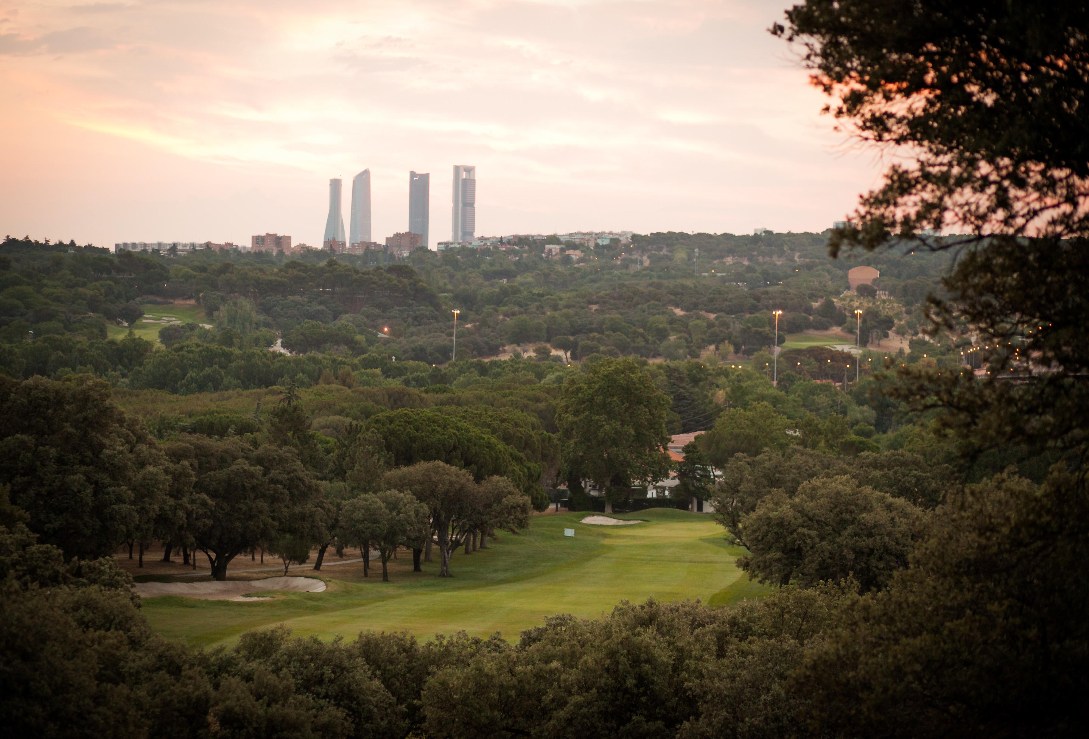 Campo de golf del Club de Campo Villa de Madrid. 