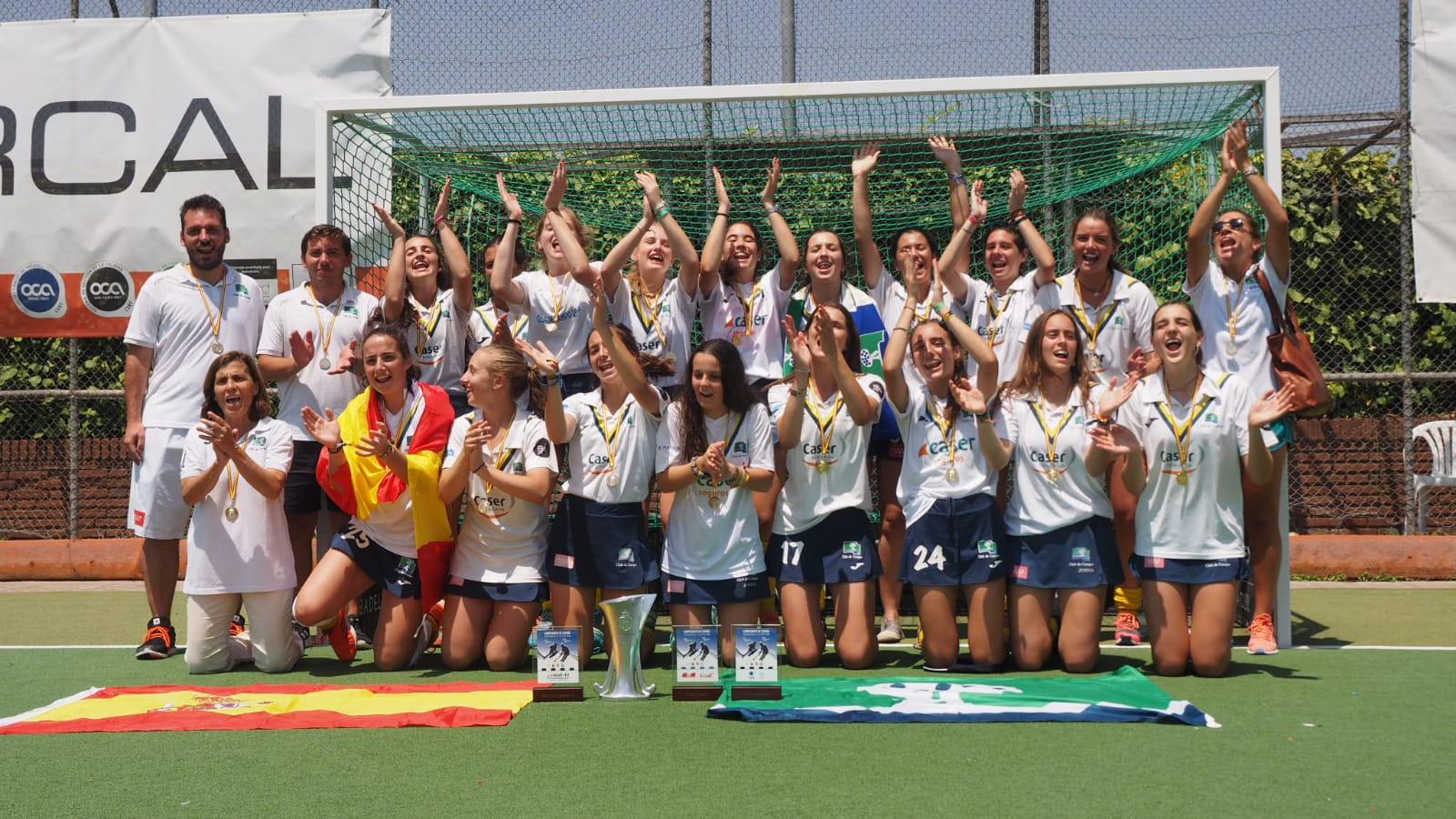 El Club de Campo celebra el Campeonato de España juvenil de hockey femenino. Foto: Ignacio Monsalve 