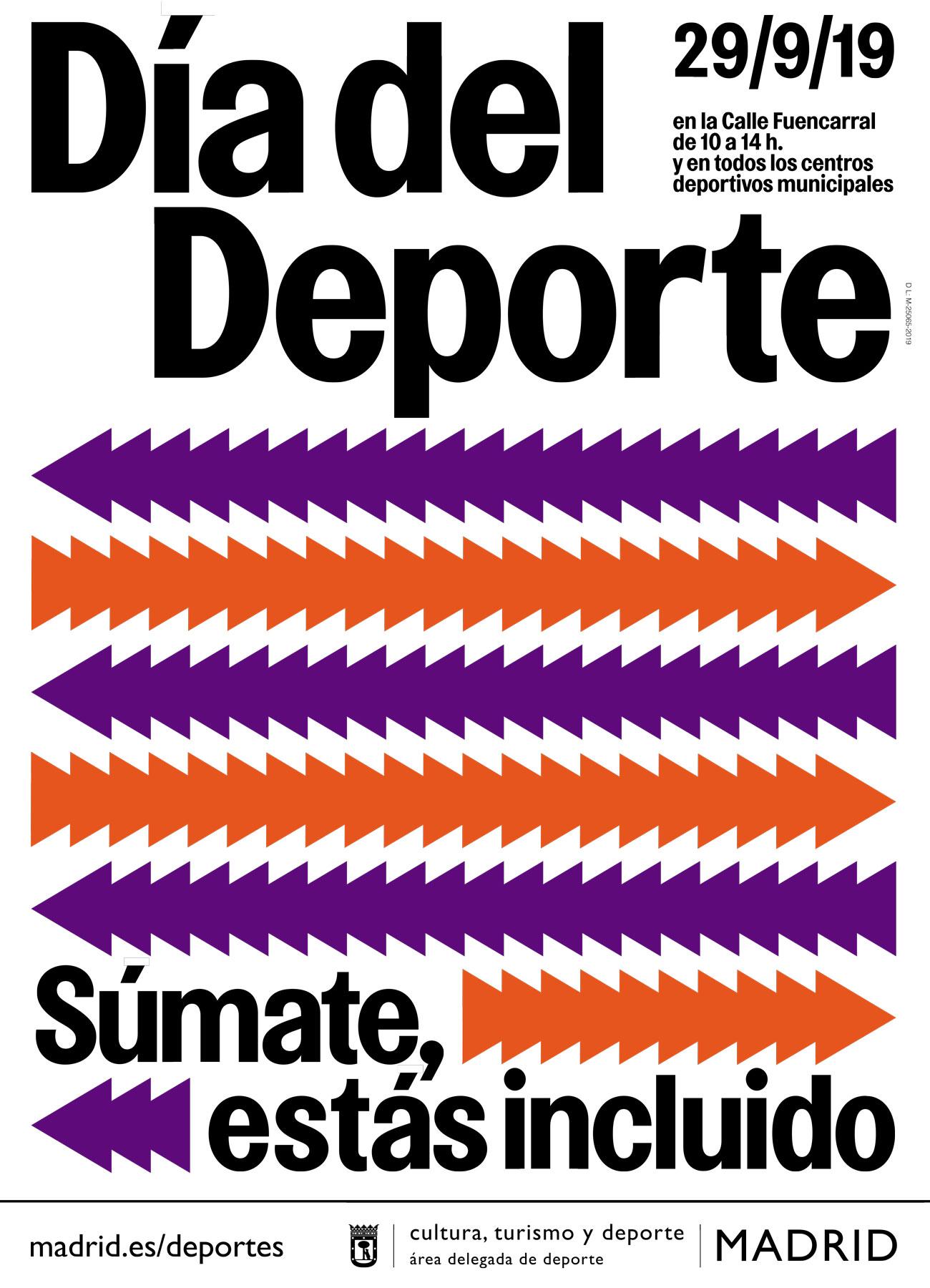 Cartel del Día del Deporte 2019