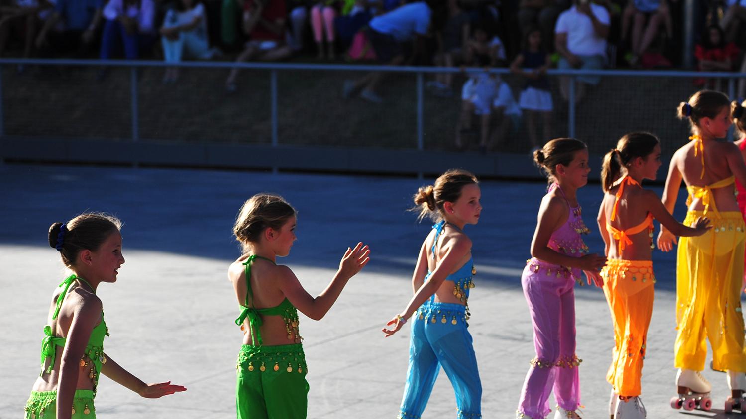 Jóvenes patinadoras