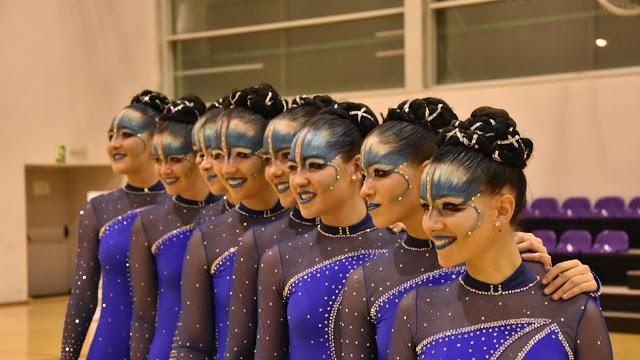 Las 9 patinadoras del Club