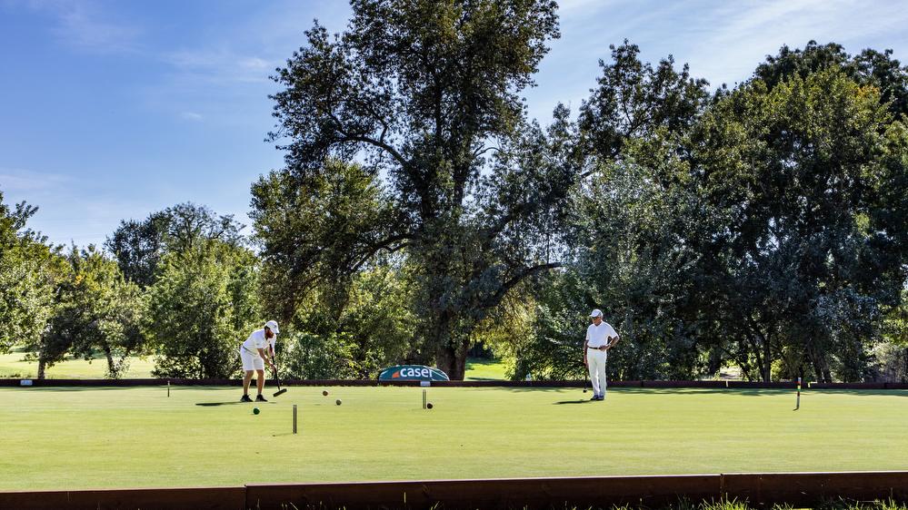 Croquet, en el Club de Campo Villa de Madrid. Foto: Miguel Ros / CCVM