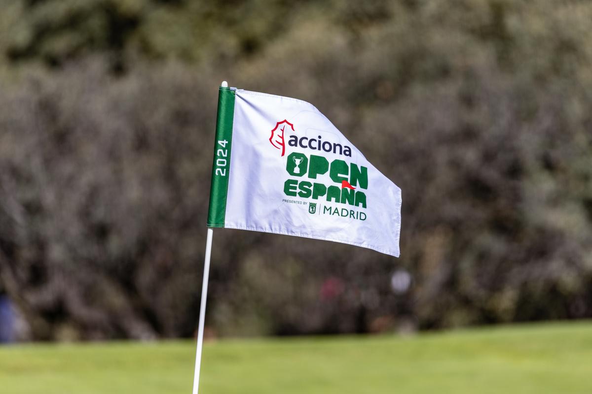 Detalle de una bandera del Open de España. Foto: Miguel Ángel Ros / CCVM