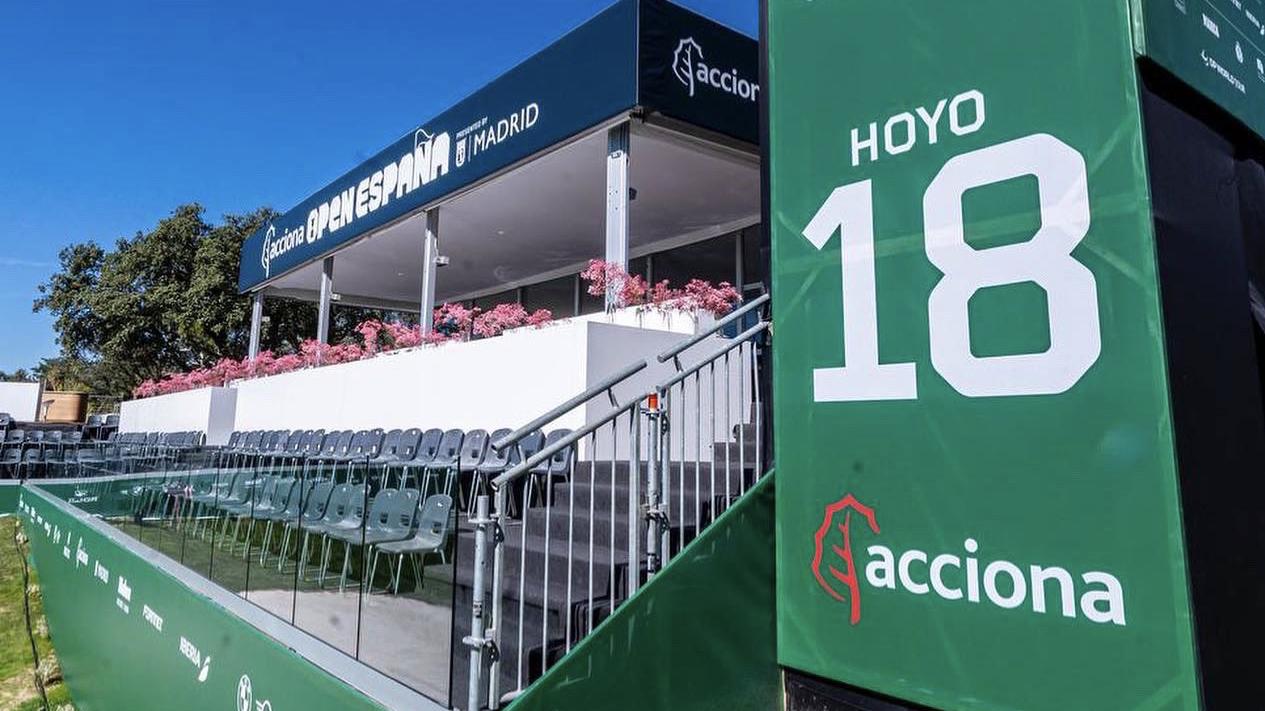 Hoyo 18 del Acciona Open de España presented by Madrid 2023.