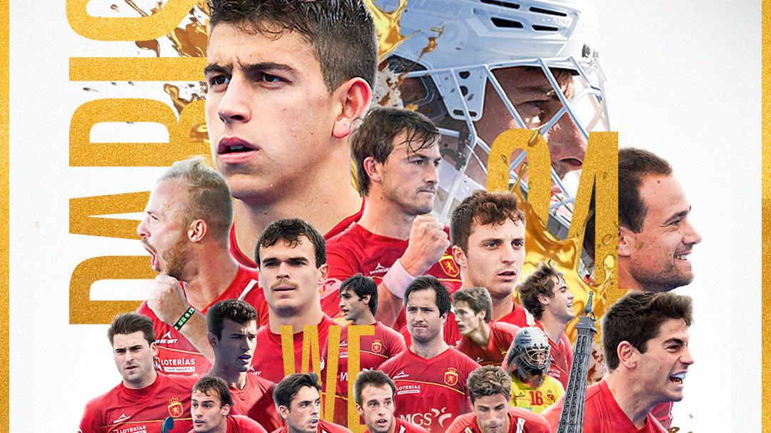 Selección española masculina de hockey sobre hierba.