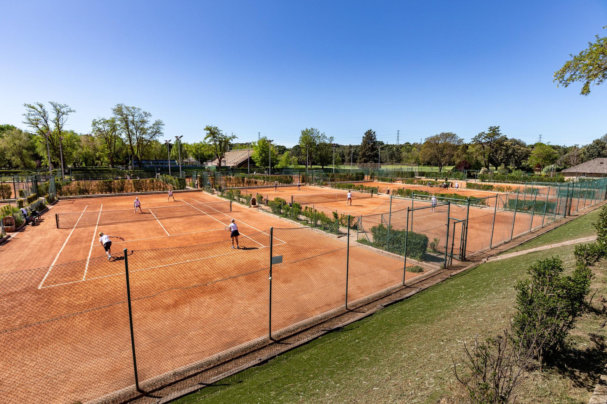 Tenis, en el Club de Campo Villa de Madrid. Foto: Miguel Ángel Ros / CCVM