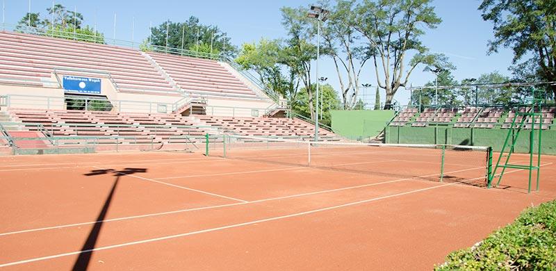 Tenis. Pista central