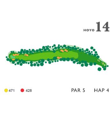 Recorrido negro: Hoyo 14