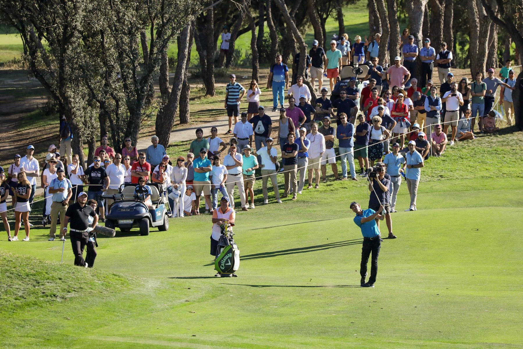 El público ha llenado el Club para ver a los mejores jugadores del Mutuactivos Open de España. Foto: Miguel Ros