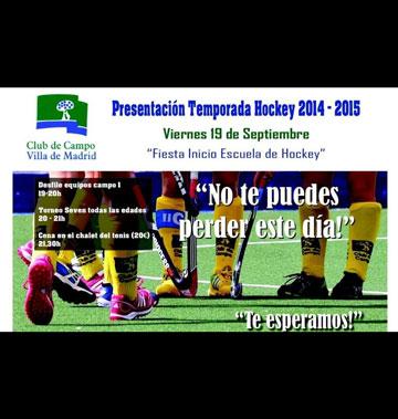 Presentación temporada de Hockey 2014/15