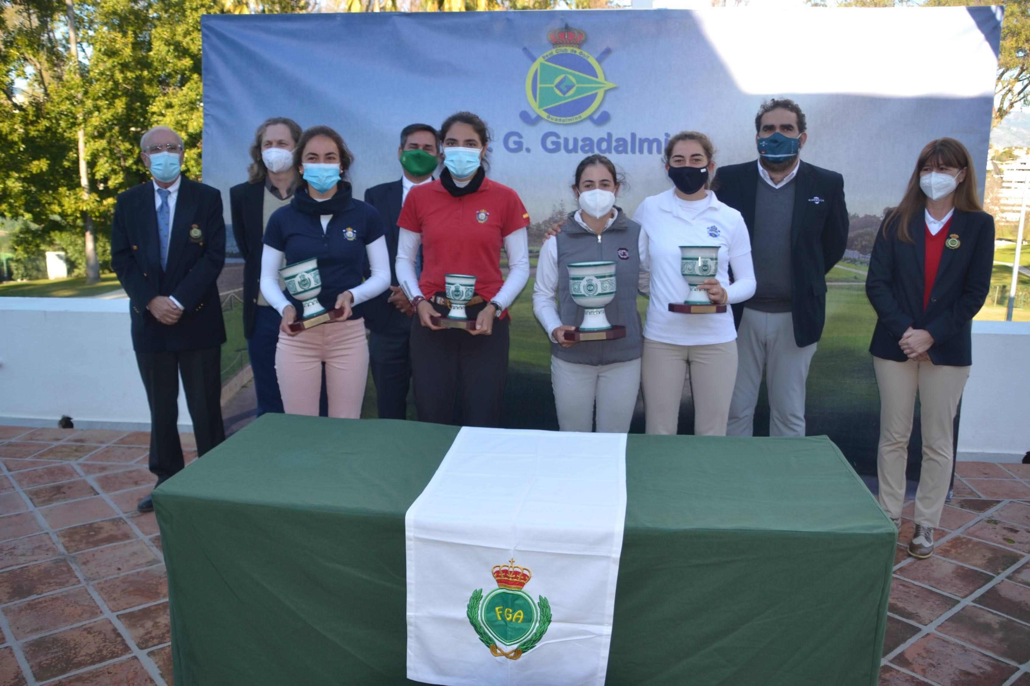 Entrega de premios de la Copa Andalucía de golf. Foto: Rfegolf