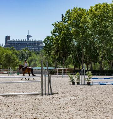 Pista Social del Club de Campo Villa de Madrid