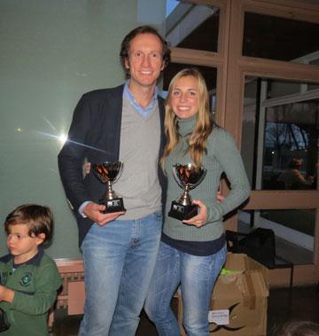 Almudena Marchena y Pablo de Miguel, campeones pádel mixto