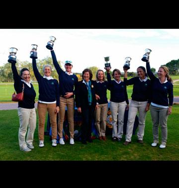 Ganadoras del Campeonato de Madrid Interclubes Femenino