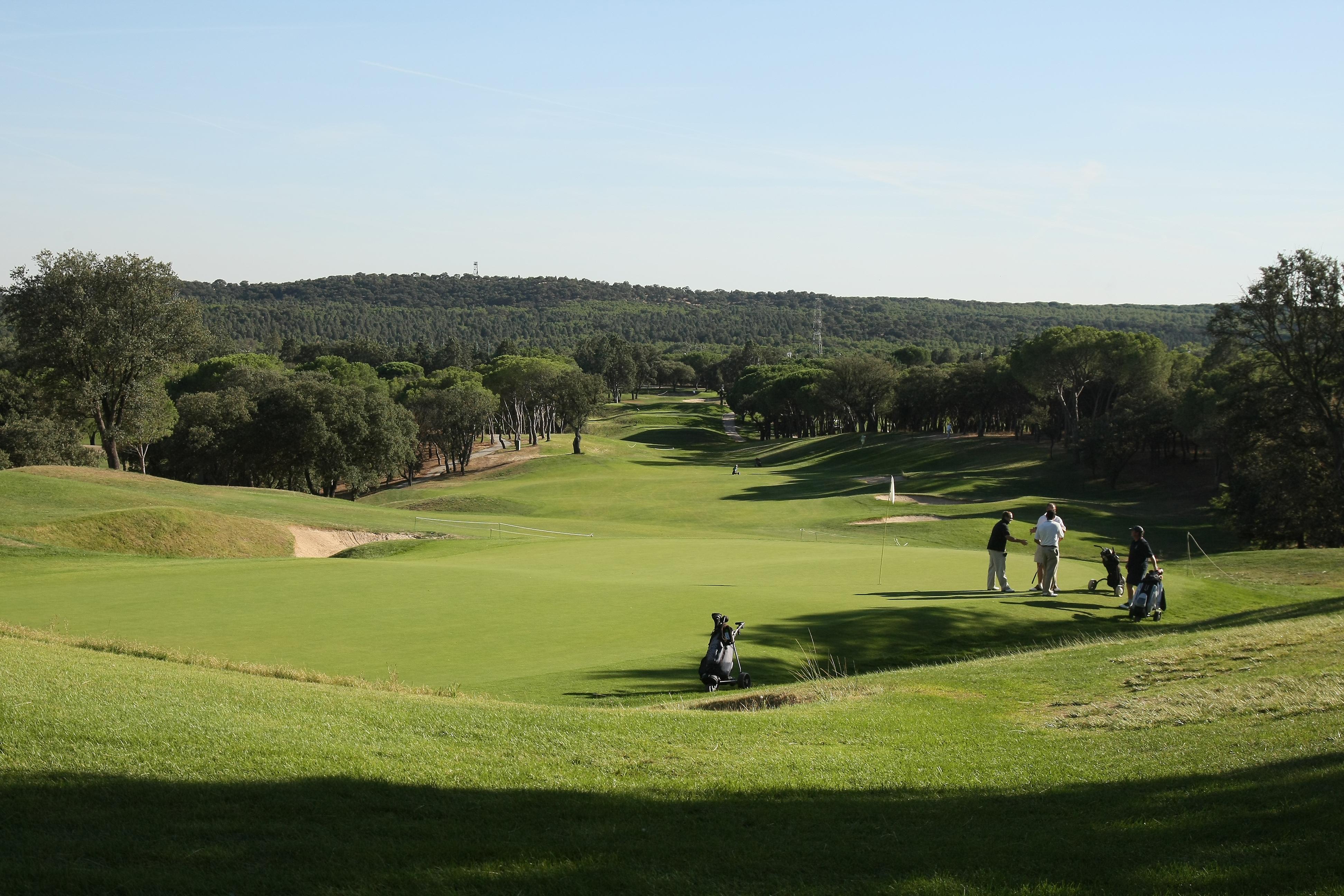 Campo de golf del Club de Campo Villa de Madrid. 