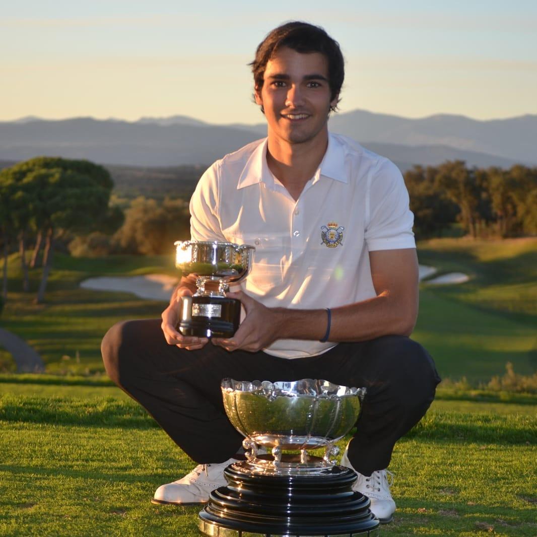 Alejandro Aguilera, campeón en Puerta de Hierro. Foto: FedGolfMadrid