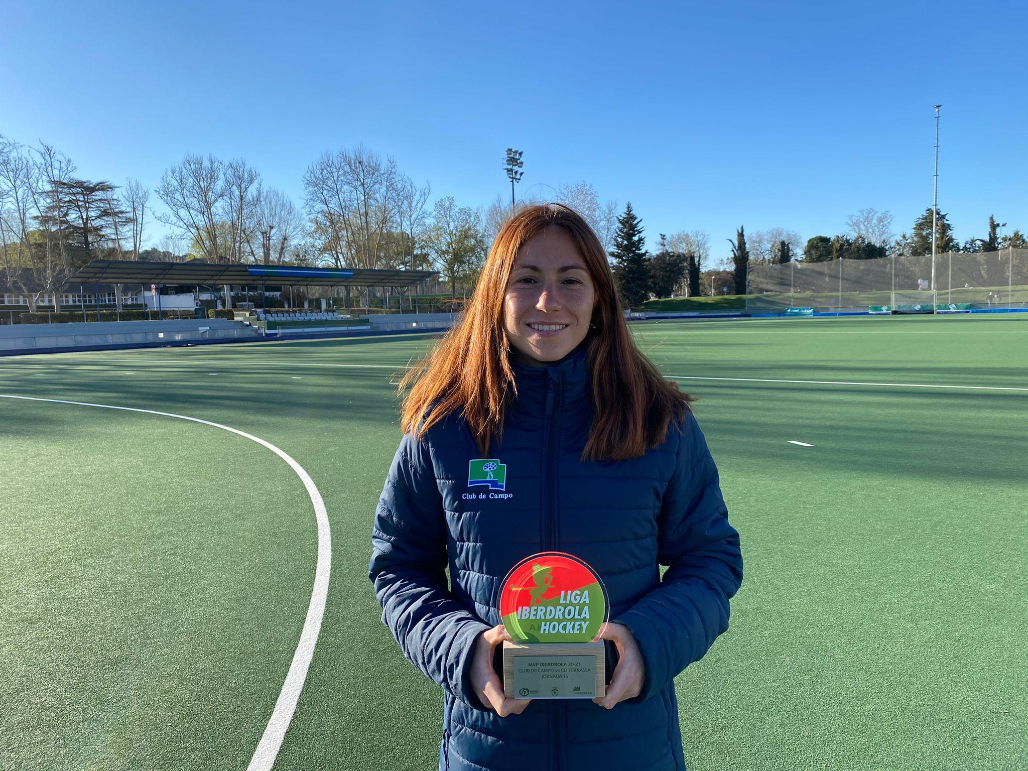 Begoña García, MVP de la jornada 16 de liga. Foto: Rfeh