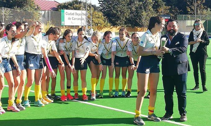 Campeonas de la Copa de España juvenil femenina. Foto: RFEH