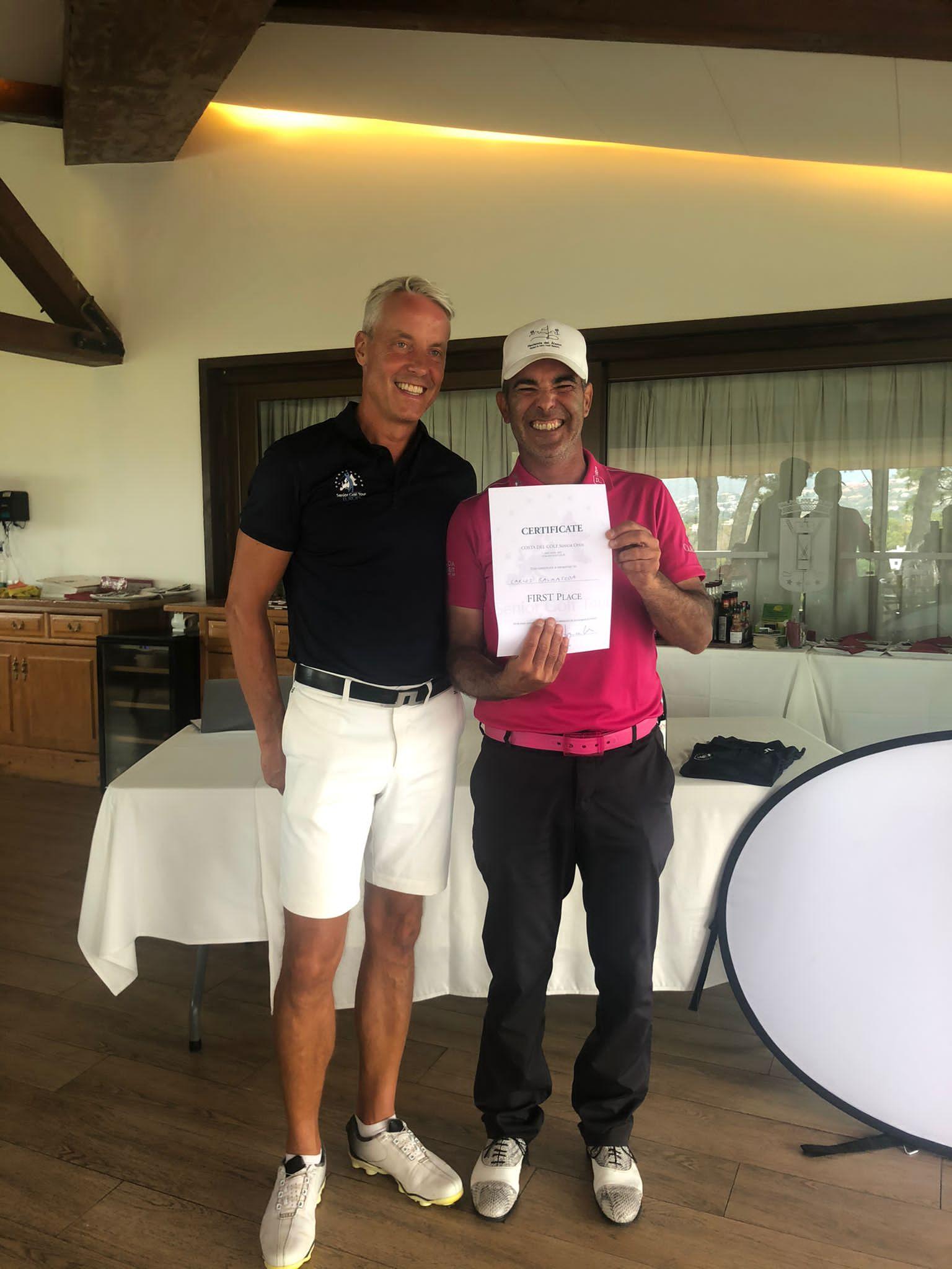 Carlos Balmaseda, campeón en el Atalaya Golf & Country Club de Marbella.