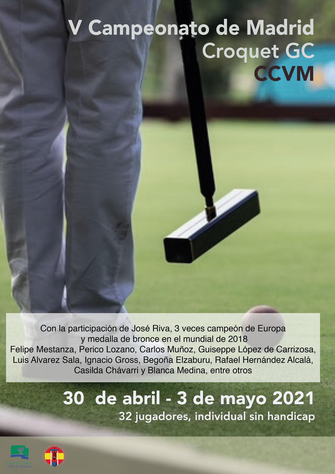 V Campeonato de Madrid de Croquet.