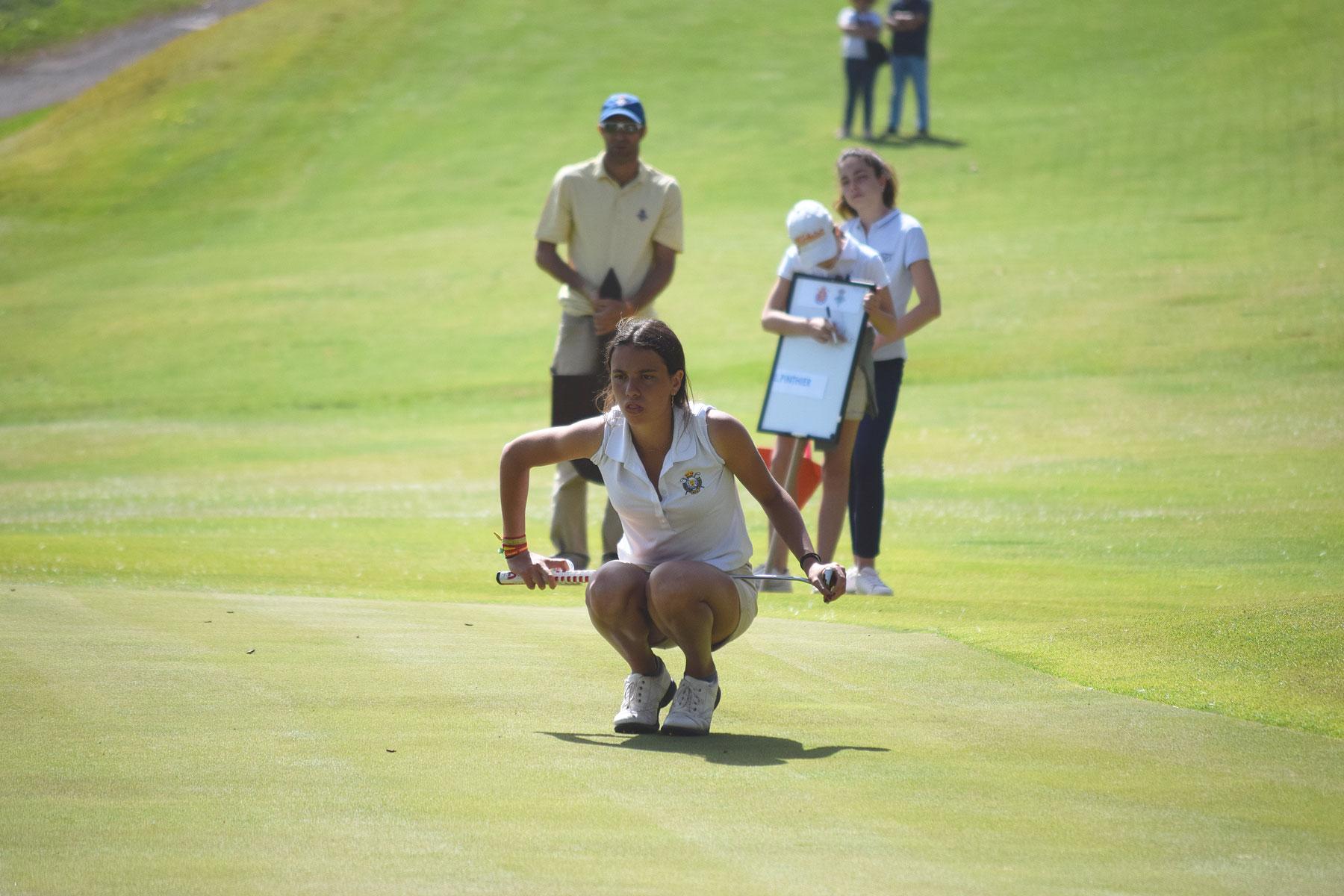 Cayetana Fernández García-Poggio, durante una competición. Foto: RFEG