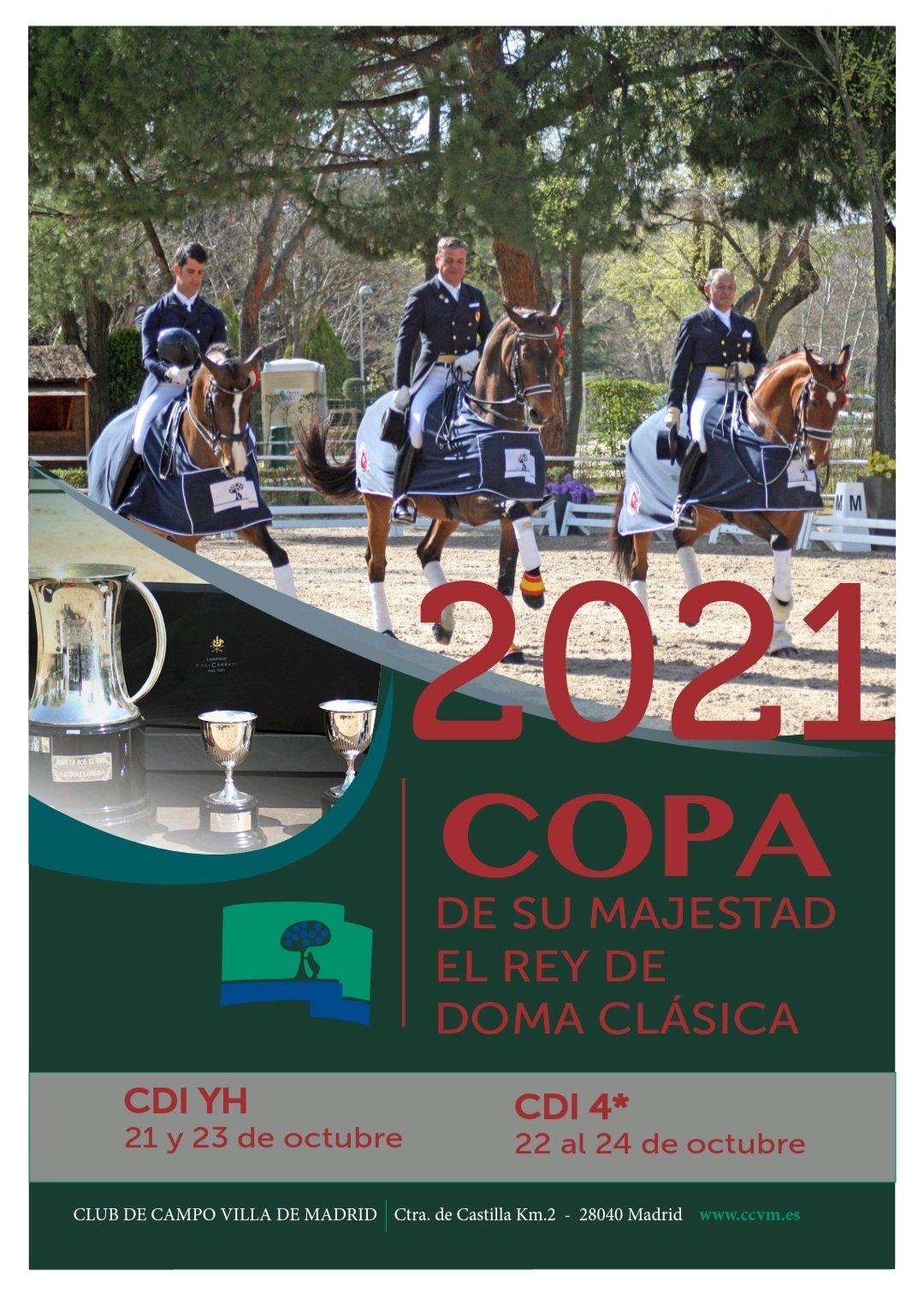 CDI 4* - Copa S.M. El Rey de doma clásica.