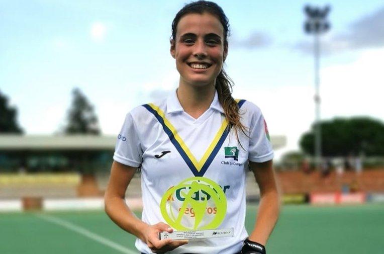 Alejandra Torres-Quevedo, MVP de la Jornada 1 de la Liga 2020-2021 de hockey. Foto: RFEH