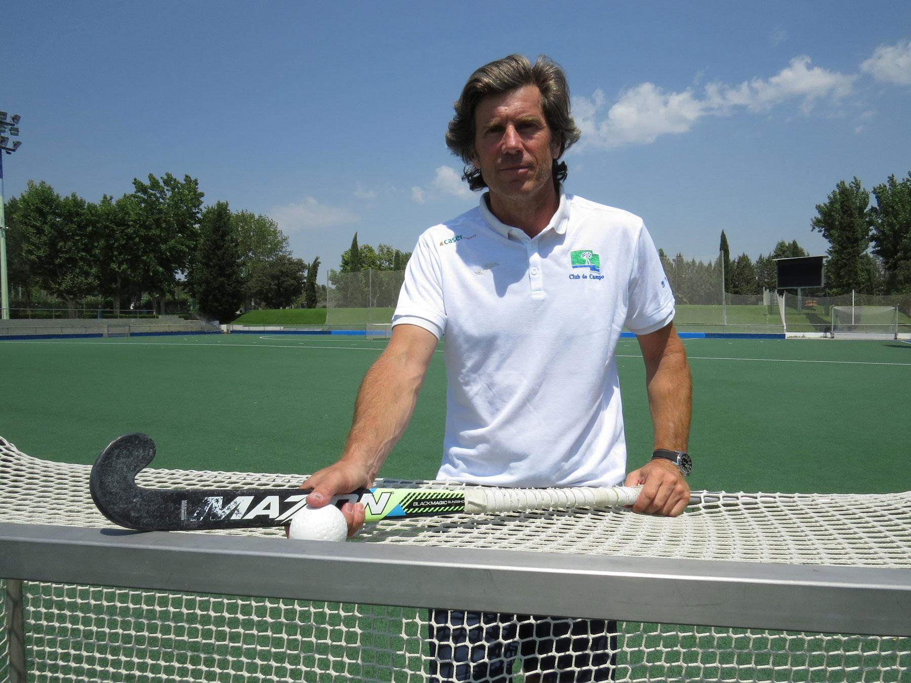 Pablo Usoz, nuevo entrenador del equipo masculino del Club de Campo Villa de Madrid. Foto: EGD