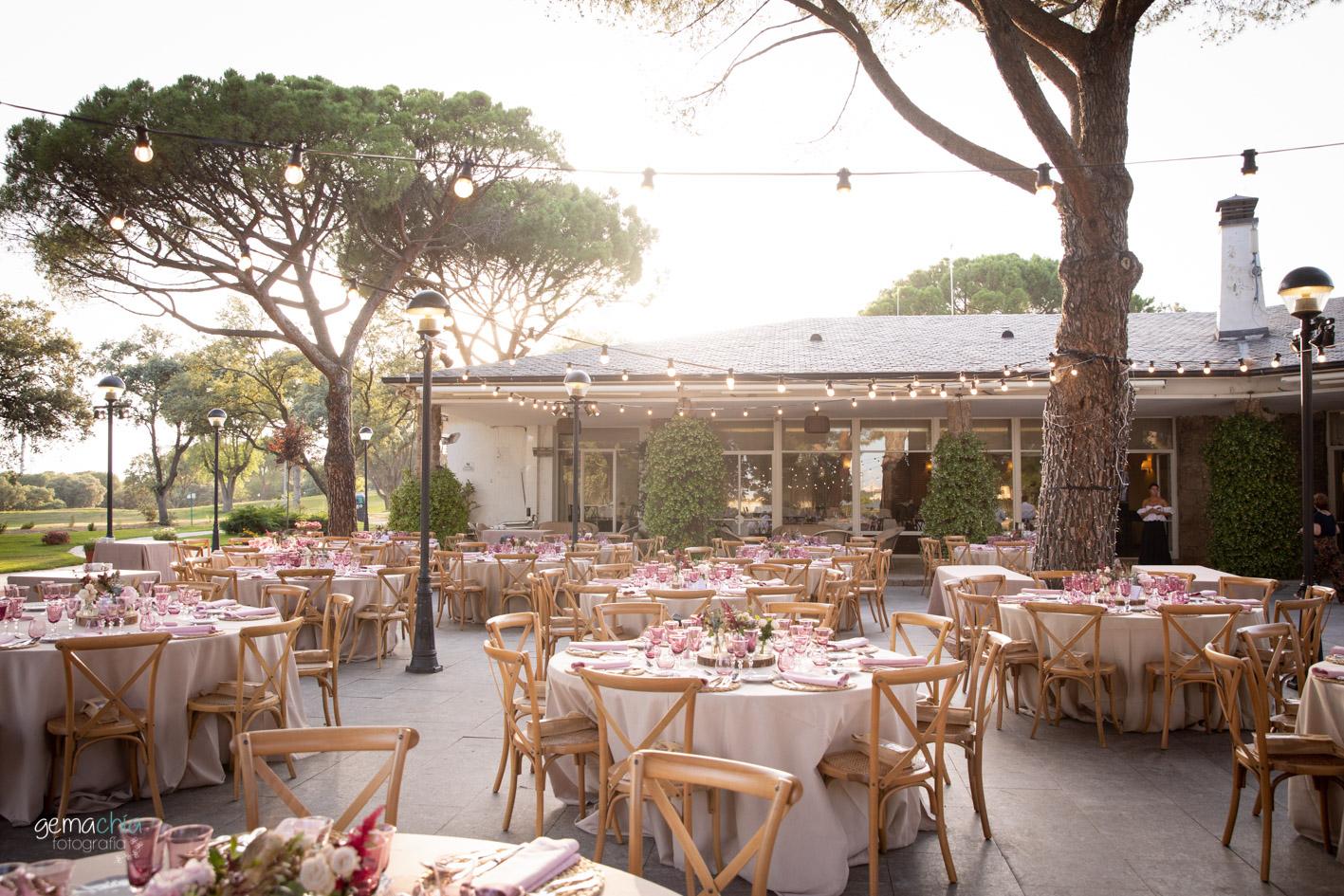 Terraza del Pabellón Social del Club de Campo.