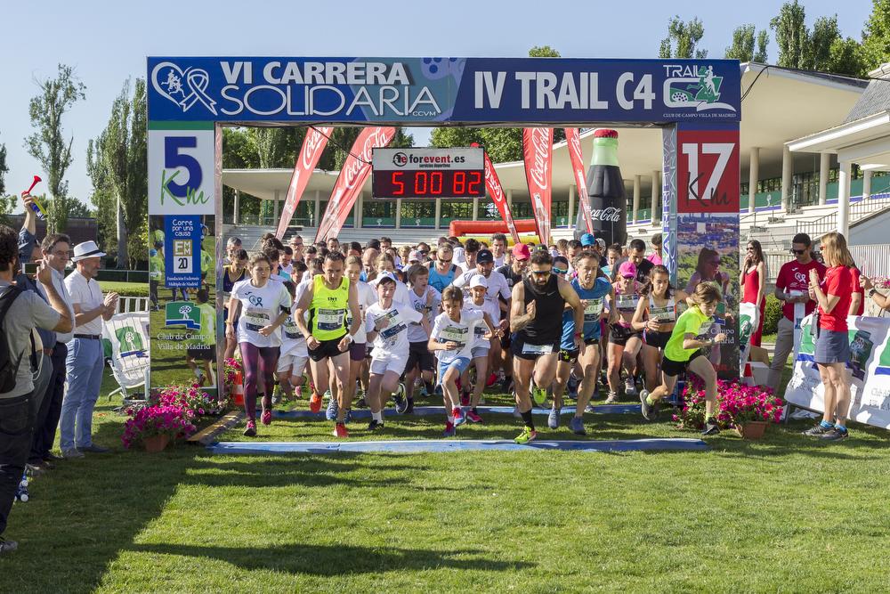 Salida de la VI Carrera Solidaria del Club de Campo. Foto: Miguel Ros