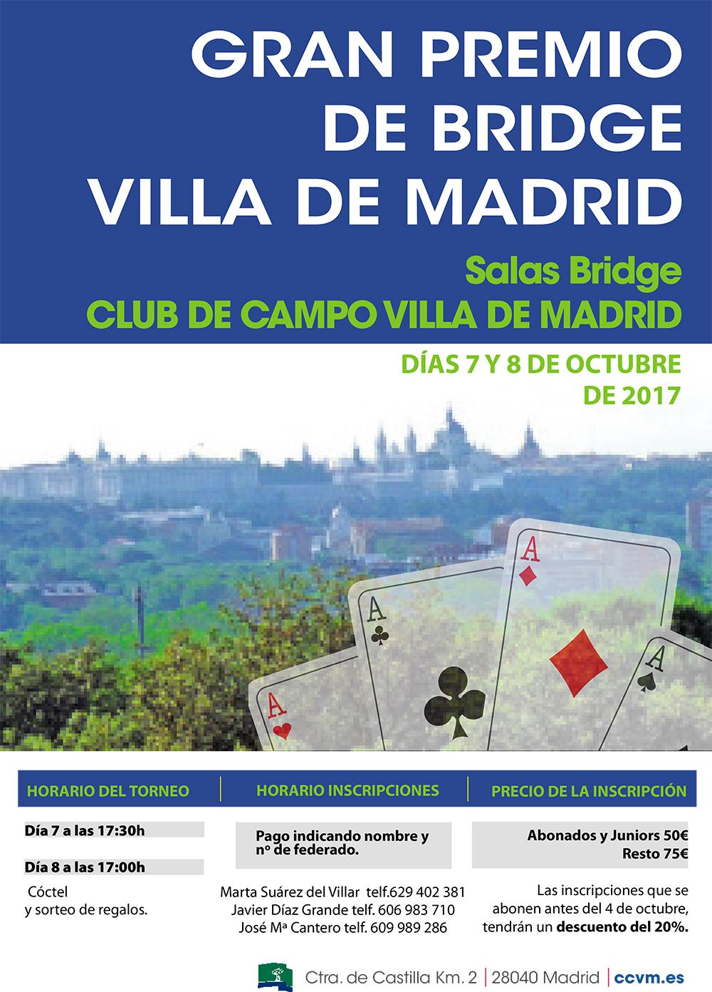 Cartel del Gran Premio Villa de Madrid