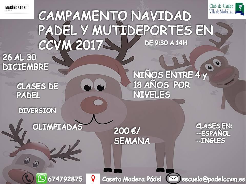 Campamento de Navidad de la Escuela de Pádel