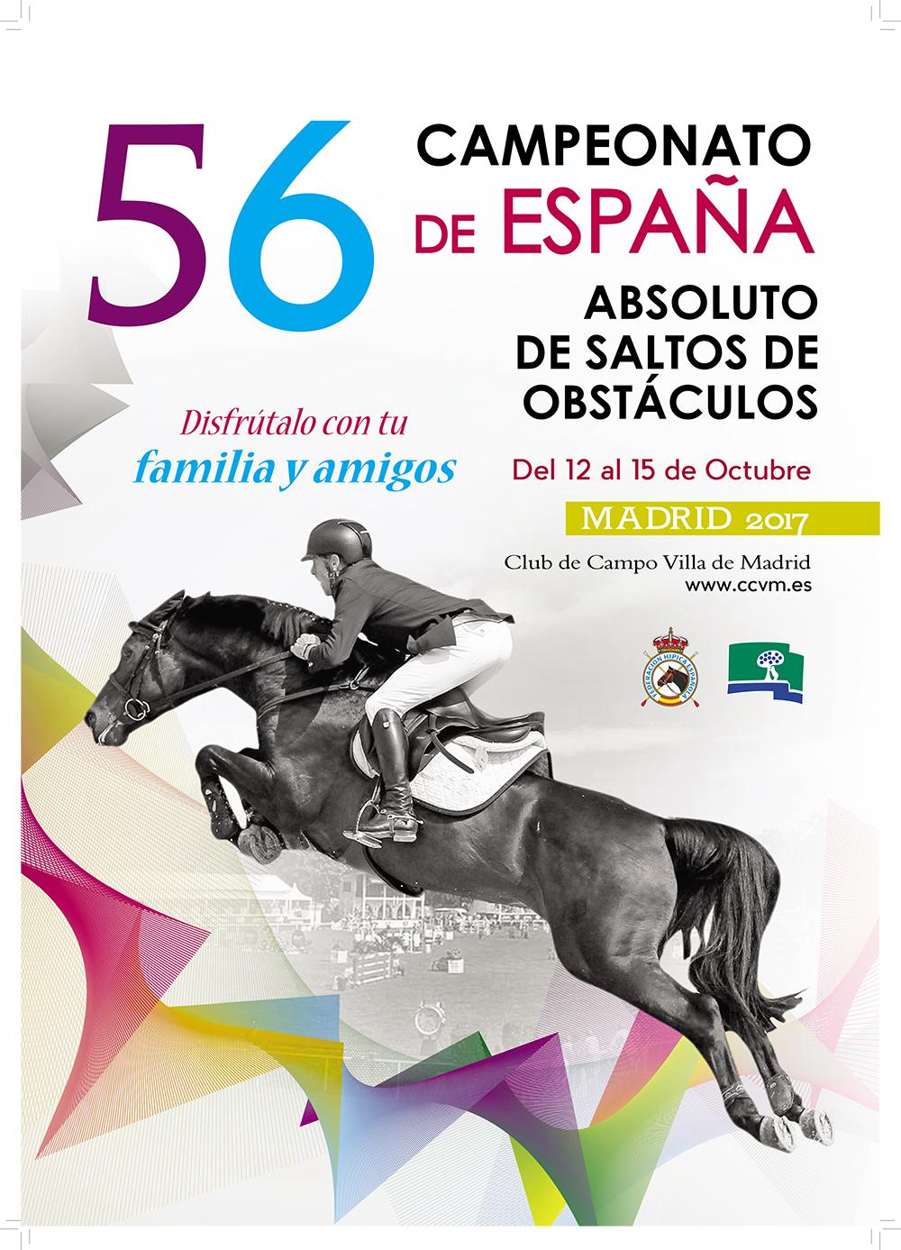 Cartel Campeonato de España de Saltos