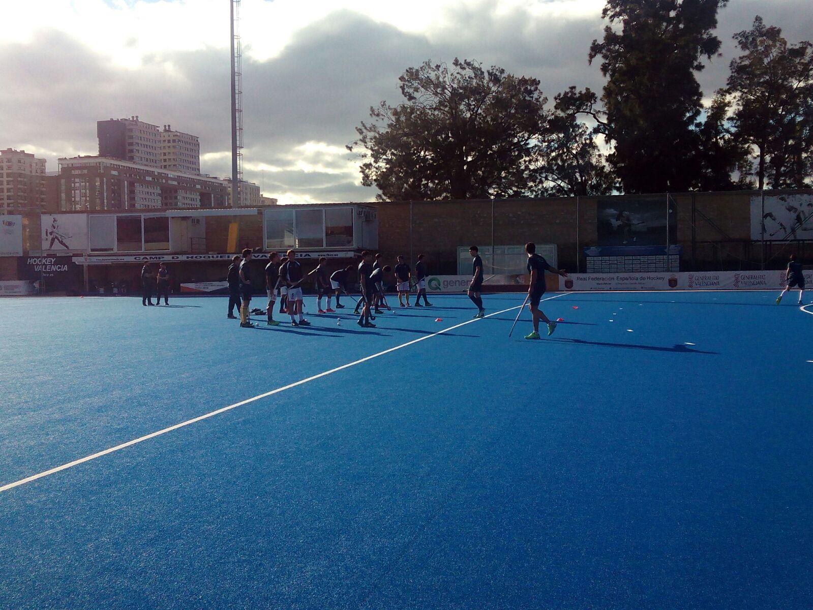 Entrenamiento del Club de Campo masculino