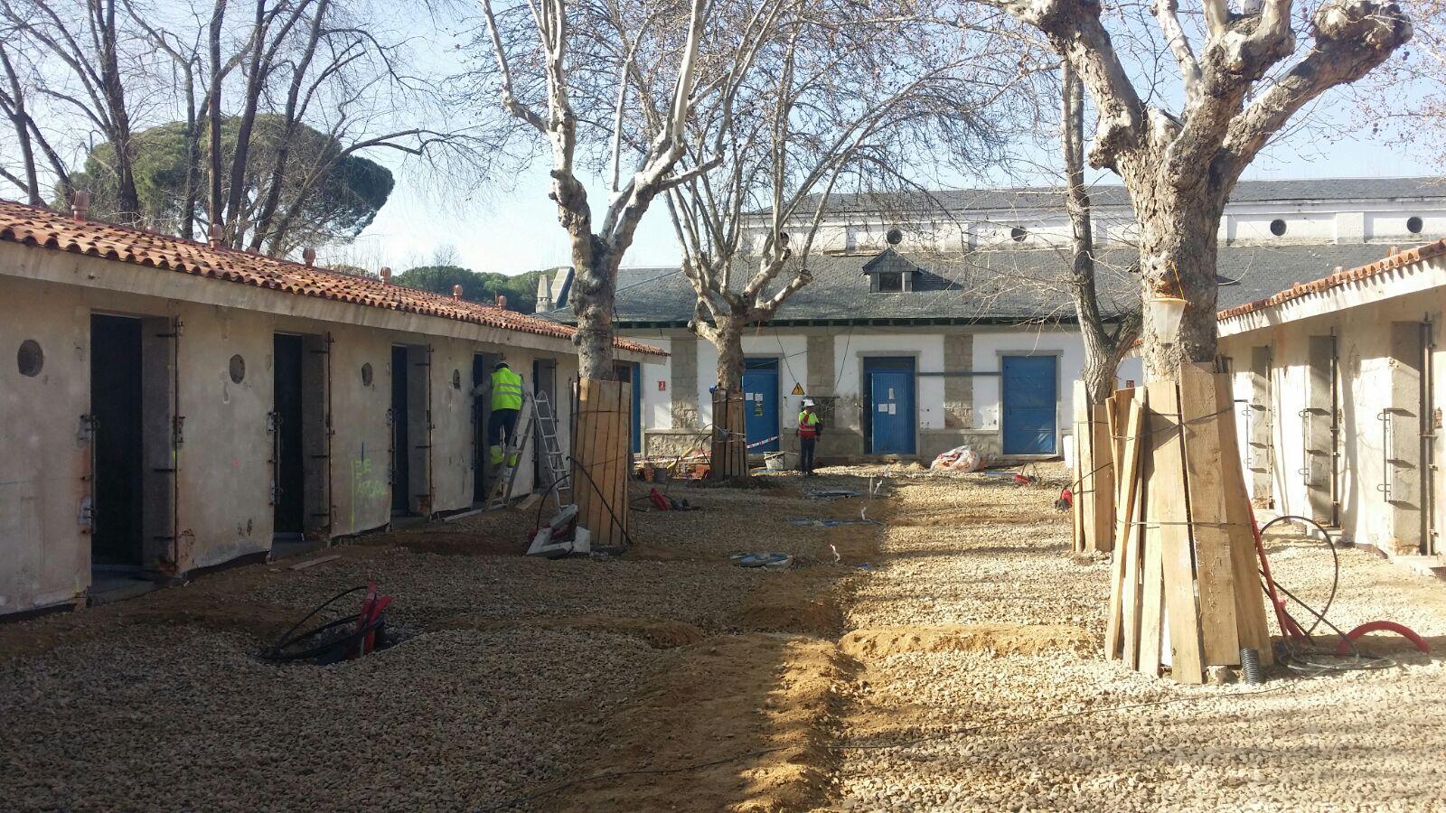 Fase 2 de la obra de adecuación de la zona de cuadras