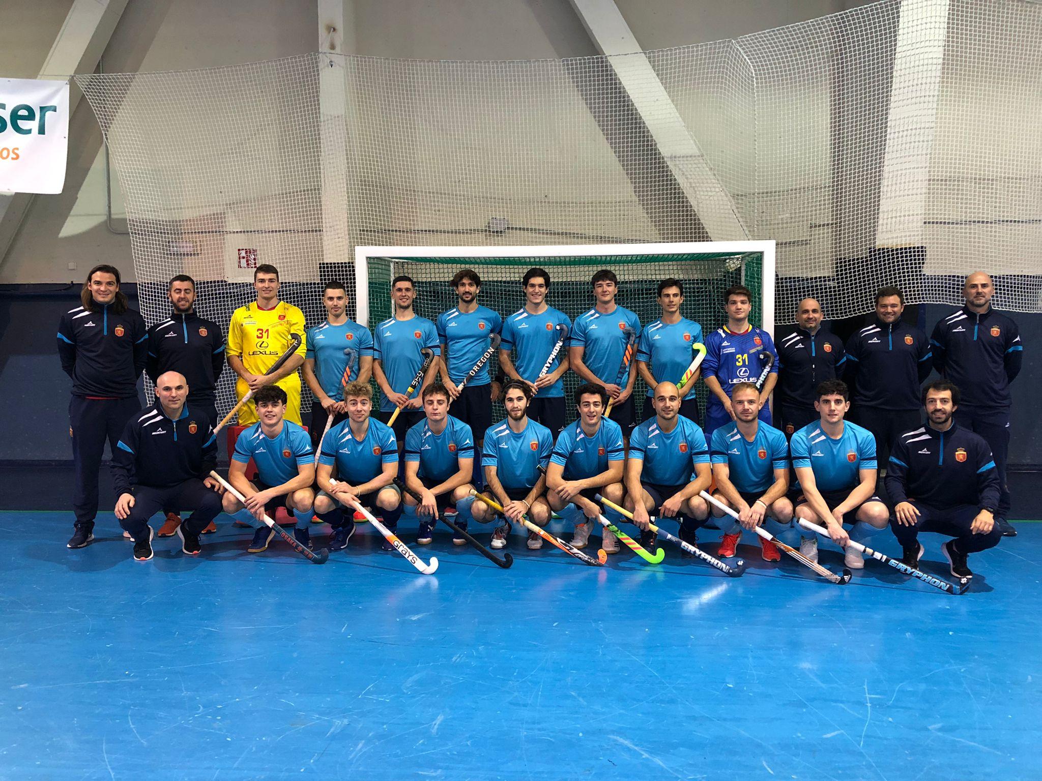 Selección española para el Eurohockey II. Foto: Rfeh