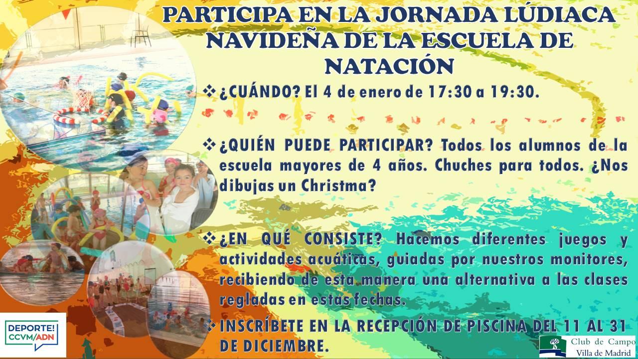 Jornada Lúdica Navideña de la Escuela de Natación