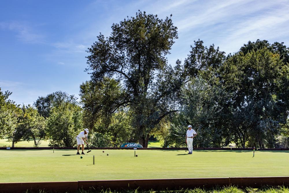 Croquet, en el Club de Campo Villa de Madrid. Foto: Miguel Ros / CCVM